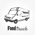 Stylized food truck