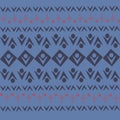 Stylized geometric pattern on a square background. Shape. Ethnic