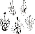 Stylized guitars