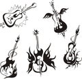 Stylized guitars