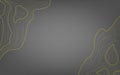 The stylized height of the topographic contour in lines and contours.