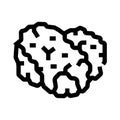 Stylized human brain representing artificial intelligence and thinking Royalty Free Stock Photo
