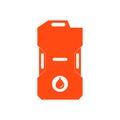 Stylized icon of the canister of gasoline