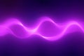 stylized illuminated Abstract purple shine wave background illustration art Royalty Free Stock Photo