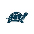 Stylized illustration of a turtle in Royalty Free Stock Photo