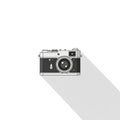 Stylized illustration of a vintage camera Royalty Free Stock Photo