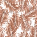 Stylized jungle foliage pattern