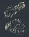 Stylized Locomotive blueprint