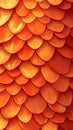 Stylized Orange Scale Pattern Royalty Free Stock Photo