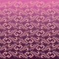 Stylized ornament with texture pattern on a pink background. Retro vignettes. Vintage texture Royalty Free Stock Photo