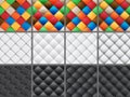 Patchwork set seamless patterns Royalty Free Stock Photo