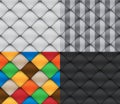 Patchwork set seamless patterns Royalty Free Stock Photo