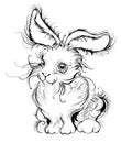 Stylized rabbit