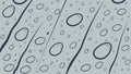 Stylized Raindrops on a Grey Surface, Abstract Pattern, vector design Generative AI Royalty Free Stock Photo