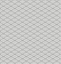 Stylized seamless pattern made of black line arc Royalty Free Stock Photo