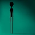 Stylized silhouette of Alien