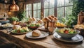 Stylized studio food photography that captures the essence of a busy kitchen.