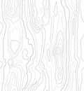 Seamless white wooden pattern. Wood grain texture. Dense lines. Abstract background. Vector illustration Royalty Free Stock Photo