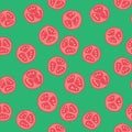 Stylized tomato pattern