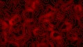 Stylized topographic map outline height in lines and contours. The concept of a conditional geographical scheme and the