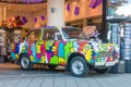 Stylized Trabant at souvenir shop I love Berlin in Alexanderplatz in Berlin.