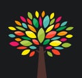 Stylized tree Royalty Free Stock Photo