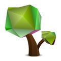 Stylized Tree, Vector Illustration Royalty Free Stock Photo