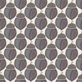 Stylized vector acorn and oak leaves seamless pattern background. Dense backdrop of elegant forest nuts in Jacobean Royalty Free Stock Photo