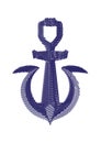 Stylized vector anchor