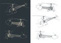 Light helicopter sketches