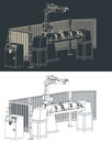 Robotic welding line drawings