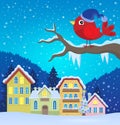 Stylized winter bird theme image 2