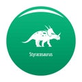 Styracosaurus icon green