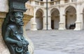 The Styrian Armoury Landeszeughaus courtyard in the city center of of Graz, Austria, the world