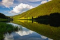 Styrian Bodensee in the Styrian Tauern,  Austria Royalty Free Stock Photo