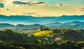 Styrian Tuscany Vineyard in autumn near Weingut Regele in Ewitsch Royalty Free Stock Photo