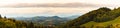 Styrian Tuscany Vineyard panorama in autumn near Eckberg, Gamliz, Styria, Austria