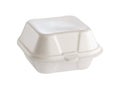 Styrofoam box Royalty Free Stock Photo