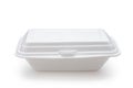 styrofoam box Royalty Free Stock Photo