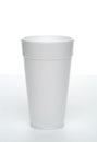 Styrofoam cup. Royalty Free Stock Photo