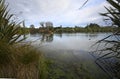 Styx Mill Conservation Area lake, Christchurch, New Zealand Royalty Free Stock Photo