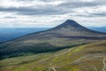 StÃÂ¤djan mountain in Idre, Sweden. Mountain looking like a volcano