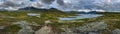 StÃÂ¥vatn lake and Haukelifjell mountains Northeast Norway Royalty Free Stock Photo