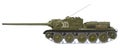 SU-100 tank destroyer Royalty Free Stock Photo