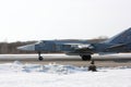 Su-24 Fencer on take off Royalty Free Stock Photo