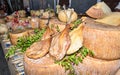 Su Callu, traditional sardinian seasoned cheese