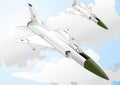 SU-15 Flagon fighter jet design Royalty Free Stock Photo