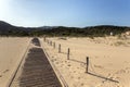 Su Giudeu Beach in South Sardinia on a summer day