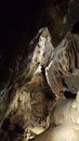 Su Mannau cave in Sardinia with stalactites' pipe organ Royalty Free Stock Photo