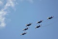 SU27 Russian Knights aerobatic team